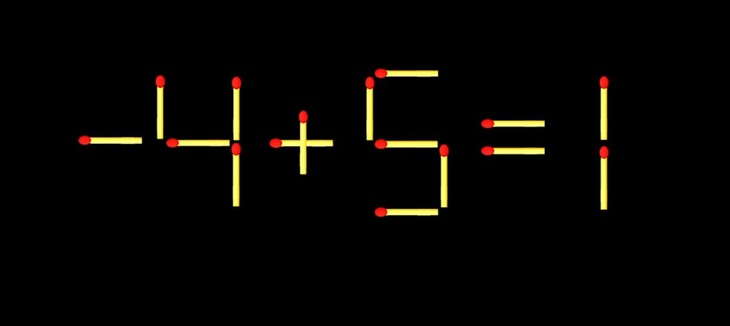 Thử tài IQ: Di chuyển một que diêm để 7+9=4 thành phép tính đúng - Ảnh 1.