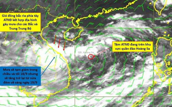 Khả năng hình thành vùng áp thấp, ảnh hưởng đến vịnh Bắc Bộ - Ảnh 2.