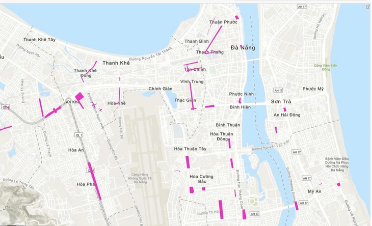 Xem bản đồ ngập lụt Đà Nẵng, xe cộ nên tránh đường nào? - Ảnh 1.