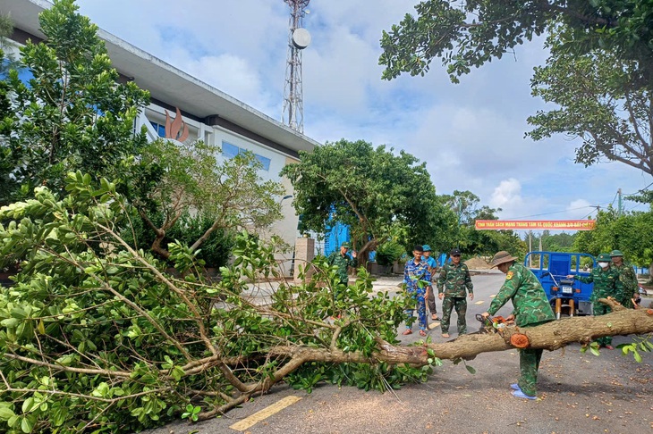 Cập nhật: Ngư dân lo cầu tạm chặn đường khi đưa tàu vào âu tránh áp thấp nhiệt đới - Ảnh 6.