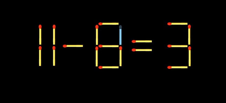 Thử tài IQ: Di chuyển một que diêm để 6-5=11 thành phép tính đúng - Ảnh 1.