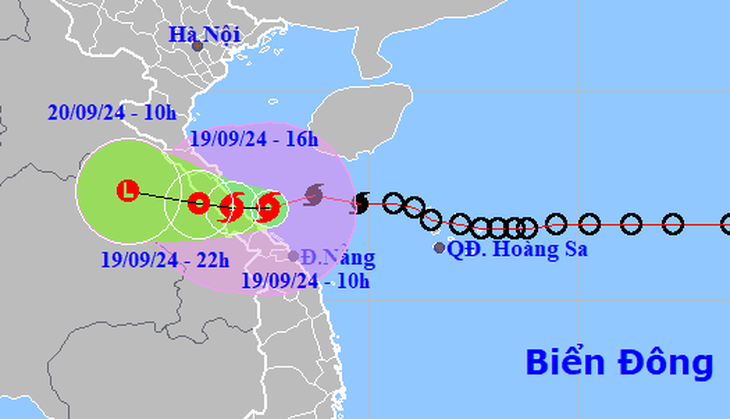 Bão số 4: tâm bão từ Quảng Bình đến Thừa Thiên Huế, gió giật cấp 10 - Ảnh 3.