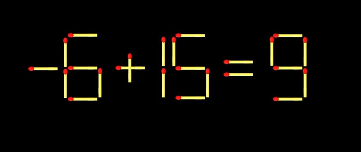 Thử tài IQ: Di chuyển một que diêm để 6+19=9 thành phép tính đúng - Ảnh 1.