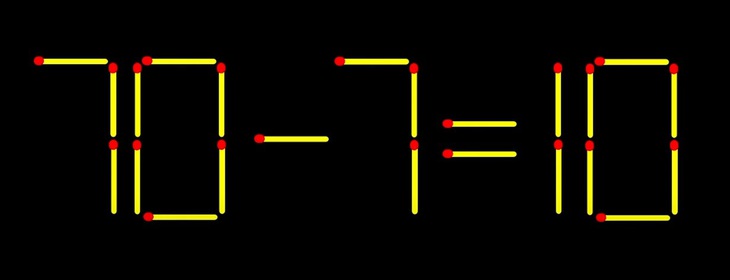 Thử tài IQ: Di chuyển một que diêm để 47+5=9 thành phép tính đúng - Ảnh 2.