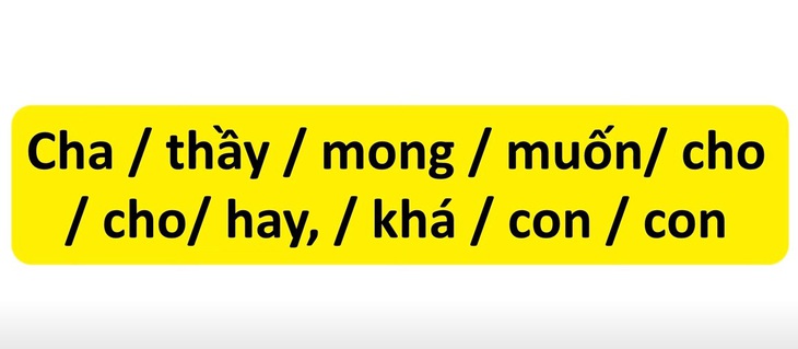 Thử tài tiếng Việt: Sắp xếp các từ sau thành câu có nghĩa (P134) - Ảnh 2.