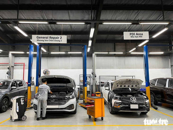 Xưởng dịch vụ Volkswagen đạt tiêu chuẩn toàn cầu tại Hà Nội có gì: Rộng hơn 1.000 m2, trang thiết bị - Ảnh 7.