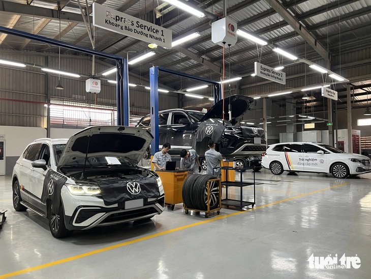 Xưởng dịch vụ Volkswagen đạt tiêu chuẩn toàn cầu tại Hà Nội có gì: Rộng hơn 1.000 m2, trang thiết bị - Ảnh 13.