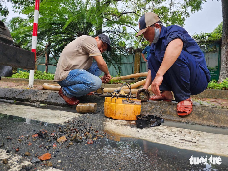 Đã 'siêu âm' được nguyên nhân Bệnh viện Đa khoa tỉnh Quảng Ngãi ngập liên tục - Ảnh 6.