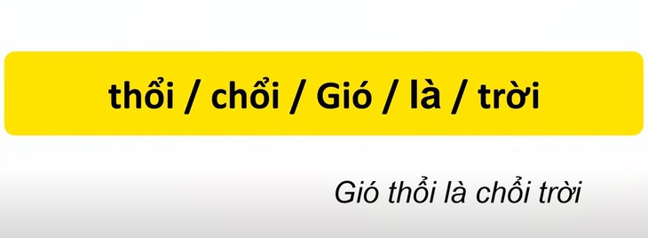 Thử tài tiếng Việt: Sắp xếp các từ sau thành câu có nghĩa (P135) - Ảnh 1.