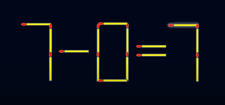Thử tài IQ: Di chuyển một que diêm để 3+11=7 thành phép tính đúng - Ảnh 1.