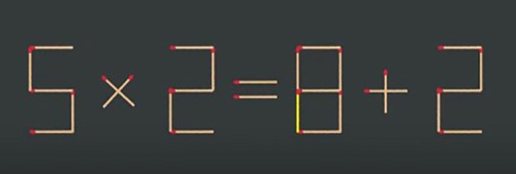 Thử tài IQ: Di chuyển một que diêm để 5-8=1+4 thành phép tính đúng - Ảnh 1.