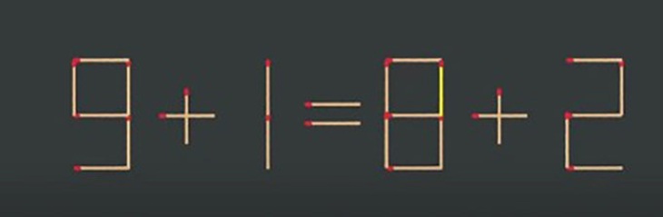 Thử tài IQ: Di chuyển một que diêm để 6=2-2+2 thành phép tính đúng - Ảnh 1.