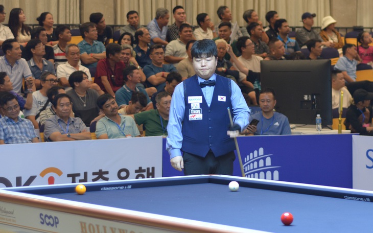 Á quân thế giới Trần Thanh Lực làm điều khó tin ở Siêu cúp billiards - Ảnh 3.