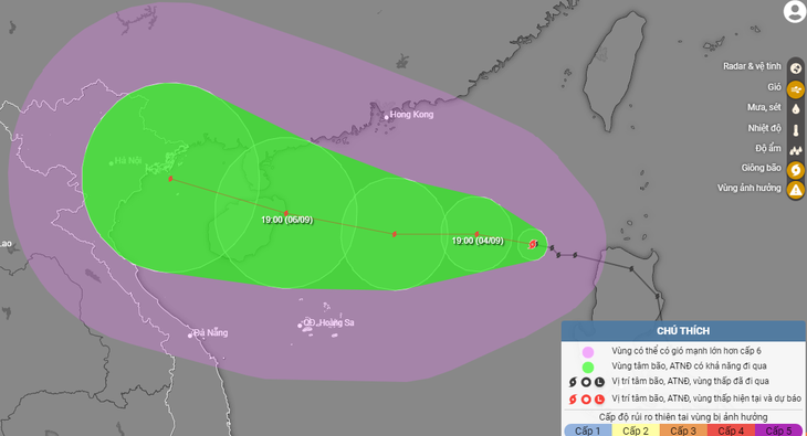 Bão số 3 có thể mạnh cấp 14, giật cấp 17, tác động thế nào đến Việt Nam?  - Ảnh 1.