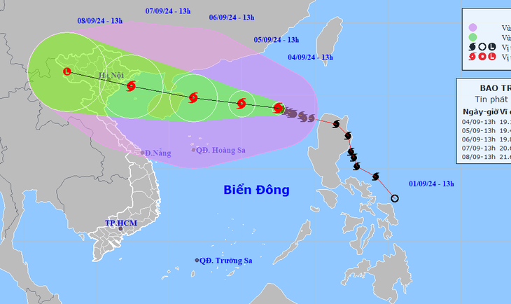 Bão số 3 có thể mạnh thành siêu bão - Ảnh 3.