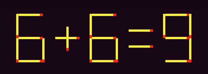 Thử tài IQ: Di chuyển hai que diêm để 6+1=1 thành phép tính đúng - Ảnh 3.