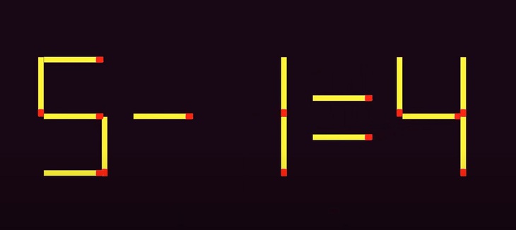 Thử tài IQ: Di chuyển hai que diêm để 6+1=1 thành phép tính đúng - Ảnh 1.