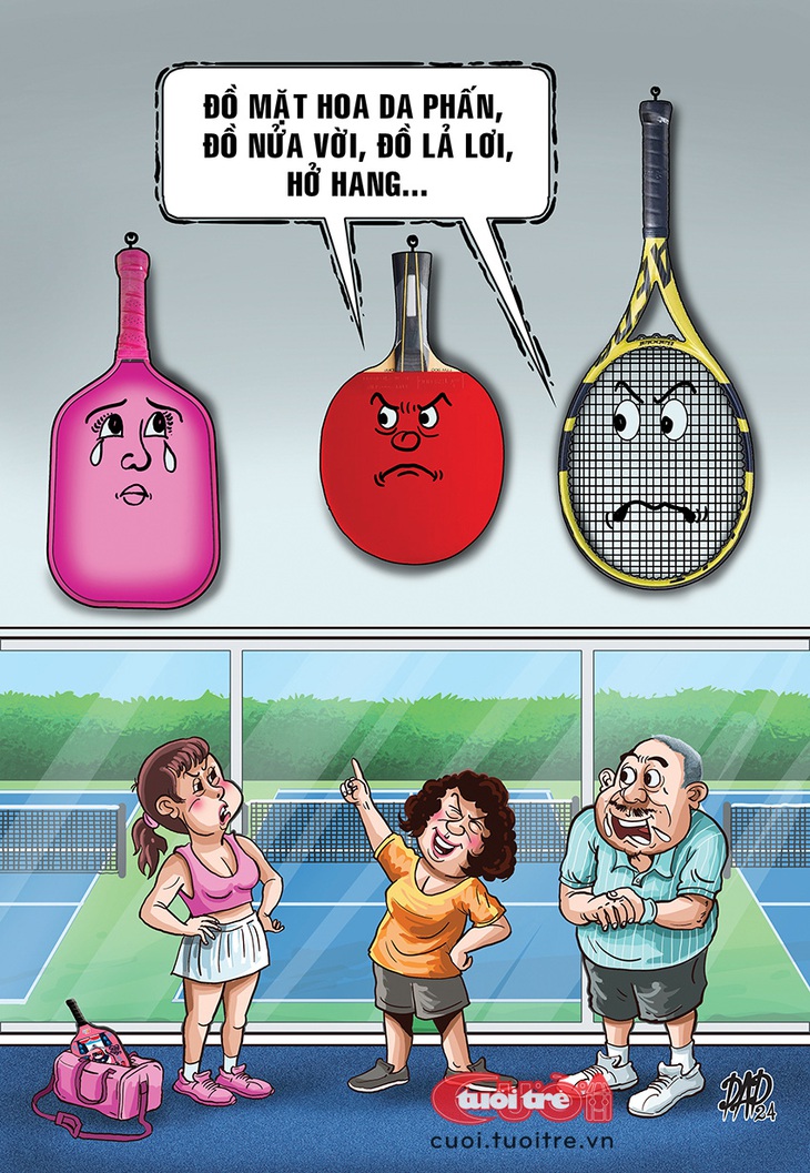 Pickleball là đồ nửa vời, đồ lả lơi... - Ảnh 1.