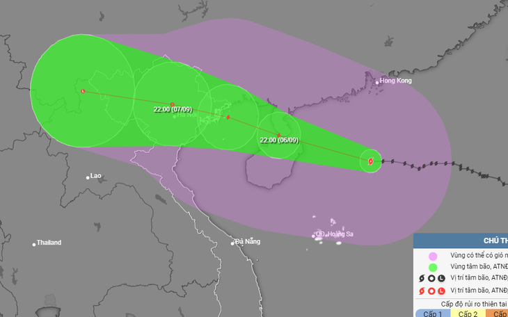 Siêu bão Yagi cách Quảng Ninh 600km, đêm nay vào vịnh Bắc Bộ - Ảnh 2.