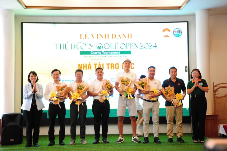 40 tỉ đồng cho người nghèo từ Giải Golf Thủ Đức Open lần 3 năm 2024 - Ảnh 1.