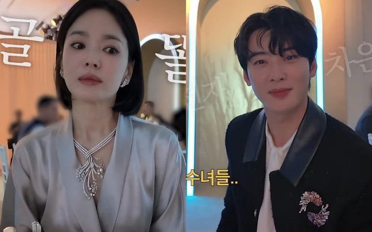 Cha Eun Woo là khách mời xông đất vlog cho Song Hye Kyo gây chú ý - Ảnh 2.