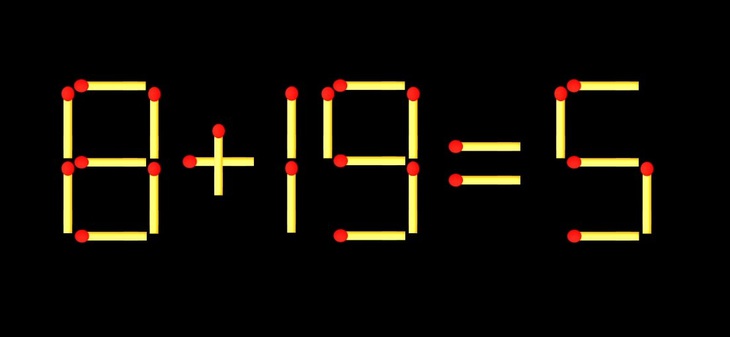 Thử tài IQ: Di chuyển một que diêm để 6+11=6 thành phép tính đúng - Ảnh 3.