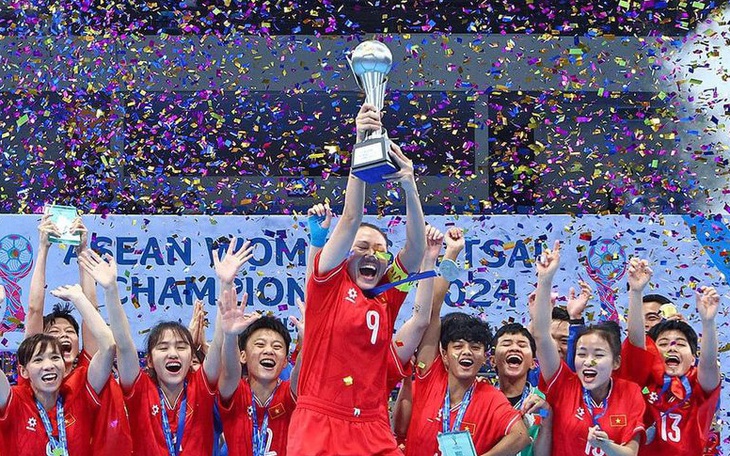 Tuyển futsal nữ Việt Nam hạ Myanmar ở giải châu Á - Ảnh 2.