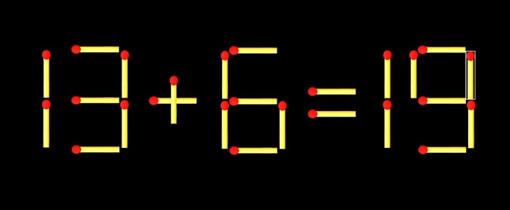 Thử tài IQ: Di chuyển một que diêm để 17+3=3 thành phép tính đúng - Ảnh 1.