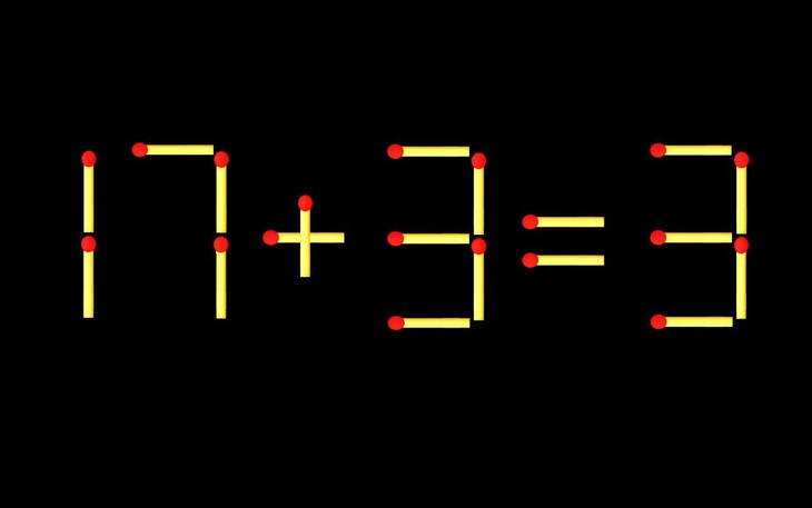 Thử tài IQ: Di chuyển một que diêm để 6+12=7 thành phép tính đúng - Ảnh 9.