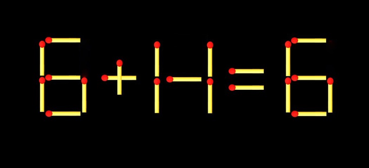 Thử tài IQ: Di chuyển một que diêm để 6+17=6 thành phép tính đúng - Ảnh 1.