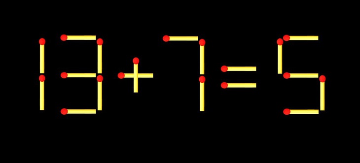 Thử tài IQ: Di chuyển một que diêm để 4+8=1 thành phép tính đúng - Ảnh 3.