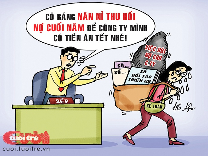 Cuối năm, đi đòi nợ cho công ty bằng chiêu 'thảm nhân kế' - Ảnh 1.