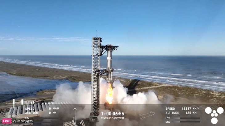 Tên lửa SpaceX gặp sự cố, giao thông hàng không bị ảnh hưởng - Ảnh 2.