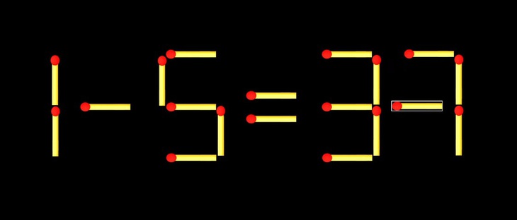 Thử tài IQ: Di chuyển một que diêm để 1+5=37 thành phép tính đúng - Ảnh 1.