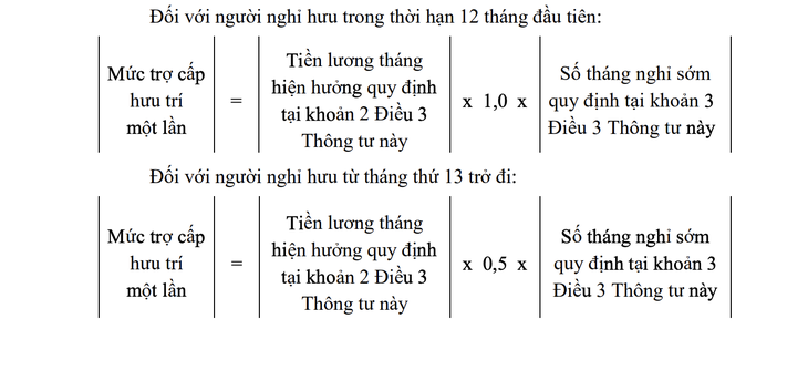 Hướng dẫn chi tiết cách tính hưởng chính sách với người nghỉ hưu trước tuổi khi tinh gọn bộ máy - Ảnh 2.