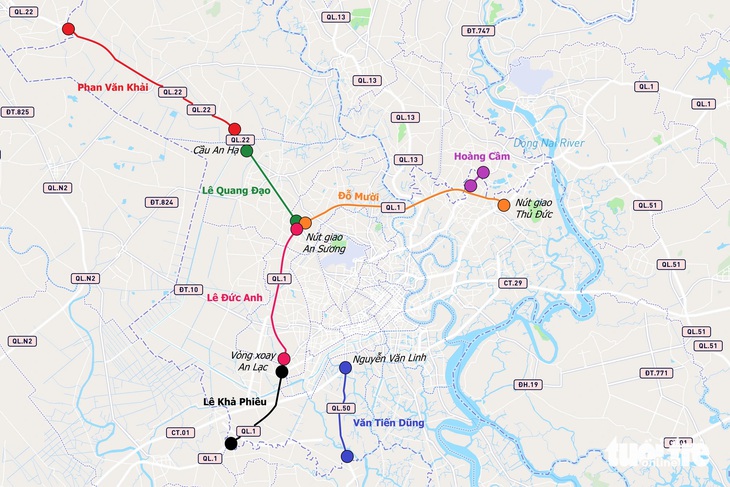 Các tuyến đường tại TP.HCM chính thức mang tên Đỗ Mười, Lê Khả Phiêu, Lê Đức Anh, Phan Văn Khải - Ảnh 4.