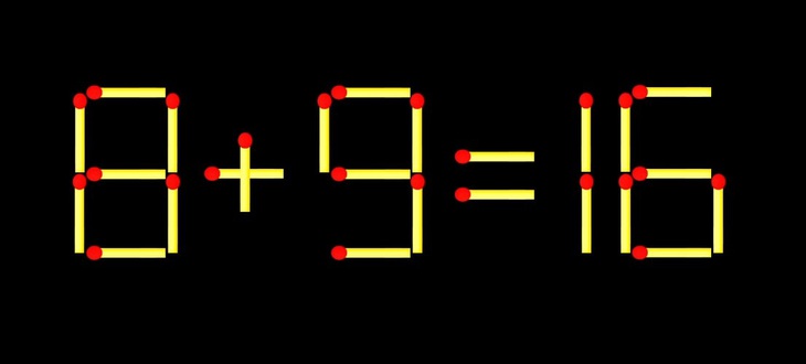 Thử tài IQ: Di chuyển một que diêm để 8+13=16 thành phép tính đúng - Ảnh 3.