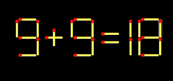 Thử tài IQ: Di chuyển một que diêm để 8+13=16 thành phép tính đúng - Ảnh 1.