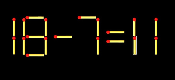 Thử tài IQ: Di chuyển một que diêm để 8-7=81 thành phép tính đúng - Ảnh 1.