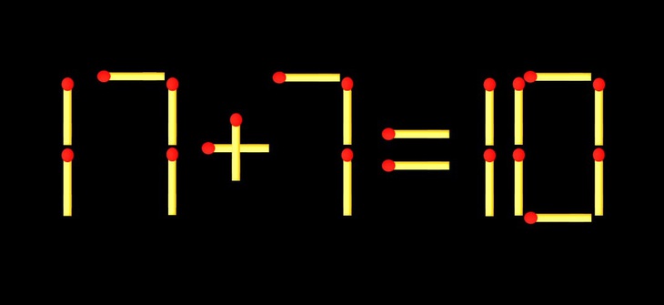 Thử tài IQ: Di chuyển một que diêm để 7-47=3 thành phép tính đúng - Ảnh 2.