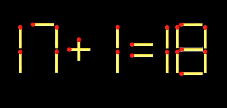 Thử tài IQ: Di chuyển một que diêm để 7-47=3 thành phép tính đúng - Ảnh 1.