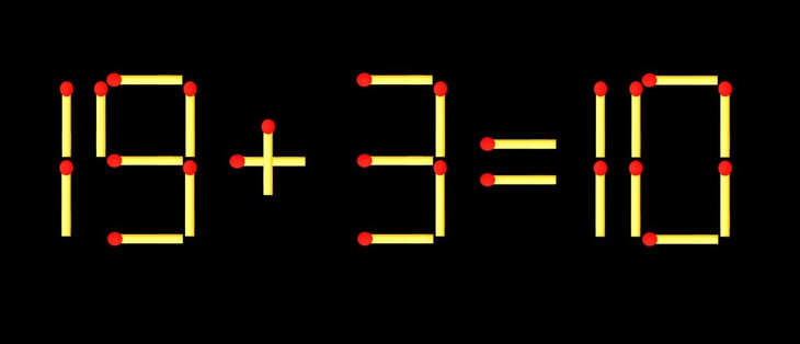 Thử tài IQ: Di chuyển một que diêm để 1-9=8 thành phép tính đúng - Ảnh 3.