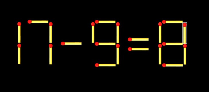 Thử tài IQ: Di chuyển một que diêm để 9+19=4 thành phép tính đúng - Ảnh 1.