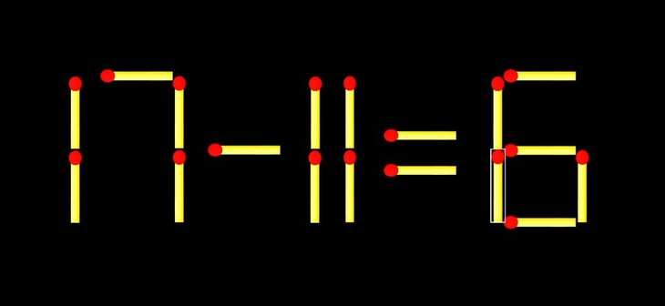 Thử tài IQ: Di chuyển một que diêm để 1+5=77 thành phép tính đúng - Ảnh 1.