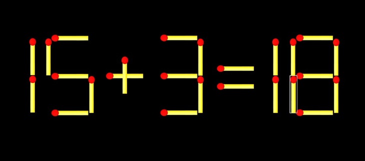 Thử tài IQ: Di chuyển một que diêm để 189=6 thành phép tính đúng - Ảnh 1.