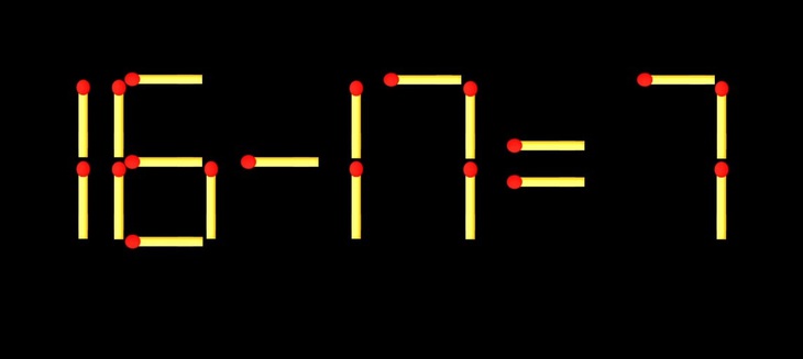 Thử tài IQ: Di chuyển một que diêm để 47-1=3 thành phép tính đúng - Ảnh 3.