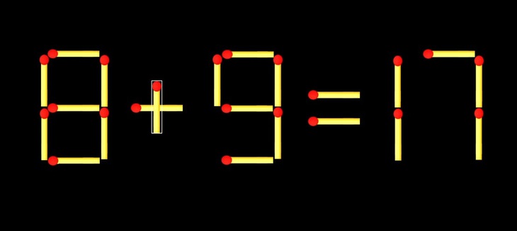 Thử tài IQ: Di chuyển một que diêm để 3-8=5 thành phép tính đúng - Ảnh 1.