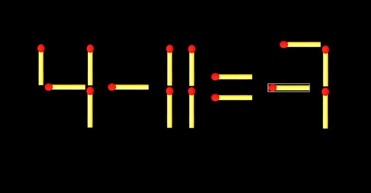 Thử tài IQ: Di chuyển một que diêm để 3-8=5 thành phép tính đúng - Ảnh 1.