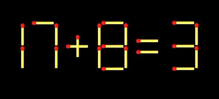 Thử tài IQ: Di chuyển một que diêm để 7+0=11 thành phép tính đúng - Ảnh 2.