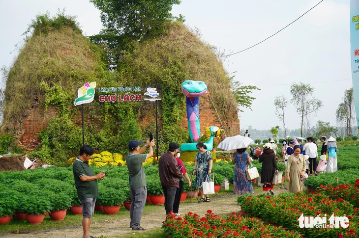 'Bé Na' đầu tiên ở miền Tây lộ diện tại lễ hội hoa kiểng Chợ Lách - Ảnh 3.